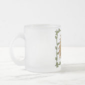 ベビーのライオンのTシャツおよびギフト フロストグラスマグカップ (左)