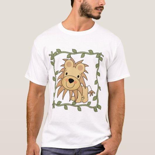 ベビーのライオンのTシャツおよびギフト Tシャツ (正面)