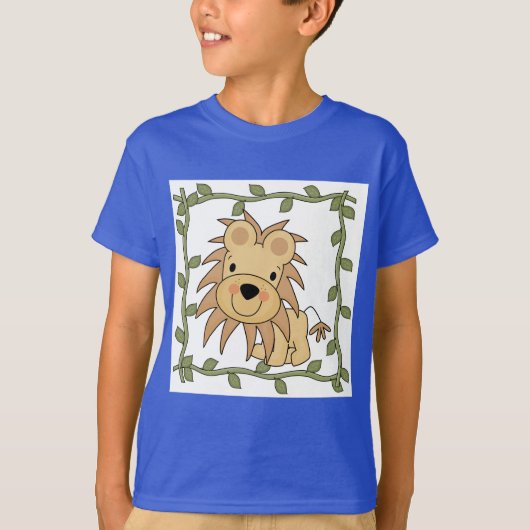 ベビーのライオンのTシャツおよびギフト Tシャツ (正面)