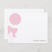 ベビーのラッセル音のシャワーは感謝していしています ノートカード (正面/裏面)