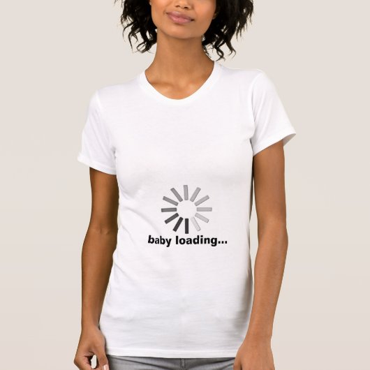 ベビーのローディング Tシャツ (正面)