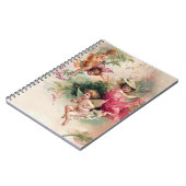 ベビーのヴィンテージの天使の妖精 ノートブック (左側)