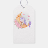 ベビーの一角花の贈り物T ギフトタグ (裏面)