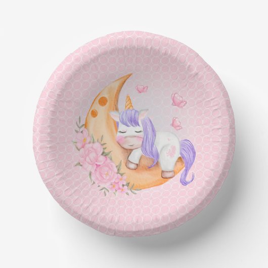 ベビーの一角花 ペーパーボウル (正面)