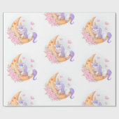 ベビーの一角花 ラッピングペーパー (フラット)