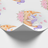 ベビーの一角花 ラッピングペーパー (角)