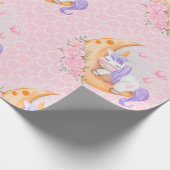 ベビーの一角花 ラッピングペーパー (角)