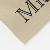 ベビーの上で祈っている守り神の天使 フリースブランケット (角)