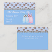 ベビーの上品はブティックの名刺に着せます 名刺 (正面/裏面)