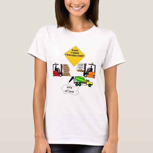 ベビーの下建築かわいい期待マザーTee Tシャツ (正面)