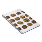 ベビーの亀が並んでいる ノートブック (右側)