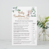 ベビーの伝統の冬の赤ちゃんシャワーゲーム (スタンド正面)