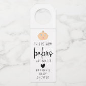 ベビーの作り方ボトルハンガーラベル ボトルネックタグ (正面)