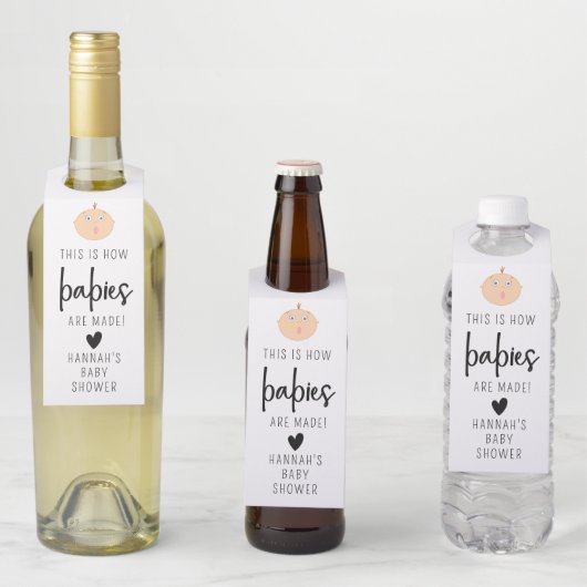 ベビーの作り方ボトルハンガーラベル ボトルネックタグ (インサイチュ)