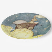 ベビーの冒険と月 ペーパープレート (アングル)