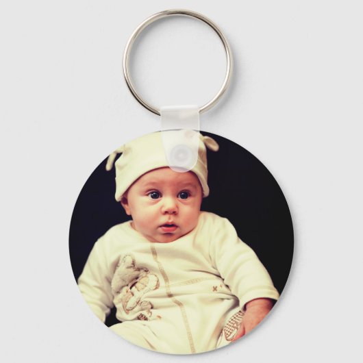 ベビーの写真のアップロード キーホルダー (正面)