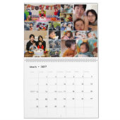 ベビーの写真のパーソナライズなカレンダー カレンダー (3月 2027)