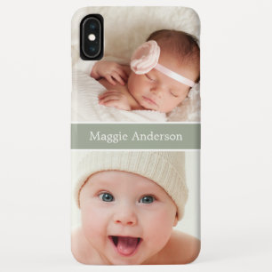 ベビーの写真を表示生まれたばかりのする iPhone XS MAXケース