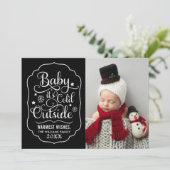 ベビーの冷たいアウトサイドブラックスクリプト写真 シーズンカード (スタンド正面)