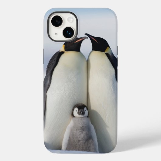 ベビーの冷たい外ペンギンiphone Case-Mate iPhoneケース (裏面)