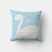 ベビーの出生証明書の綿の装飾用クッション クッション (正面)