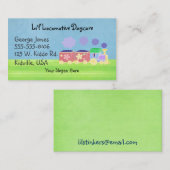 ベビーの列車の名刺 名刺 (正面/裏面)