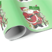 ベビーの初めてのクリスマスかわいいサンタ ラッピングペーパー (ロールコーナー)