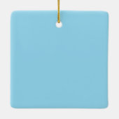 ベビーの初めてのクリスマスかわいいスロッスウィンターホリデイ セラミックオーナメント (裏面)