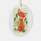 ベビーの初めてのクリスマスのオーナメントのカスタムなベビーのギフト セラミックオーナメント (右)