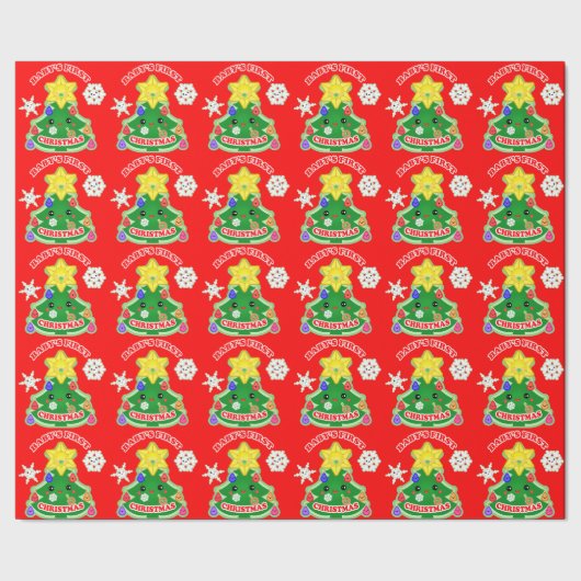 ベビーの初めてのクリスマスの光沢のある包装紙 ラッピングペーパー (シーム)