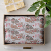 ベビーの初めてのクリスマスウッドランドアニマルズディアバニー 薄葉紙 (ギフト)