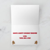 ベビーの初めてのクリスマスカード カード (内部)