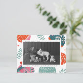 ベビーの初めてのクリスマスカード シーズンポストカード (スタンド正面)