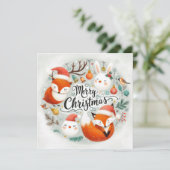 ベビーの初めてのクリスマスカード プログラム (スタンド正面)