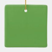 ベビーの初めてのクリスマスサファリジャングル動物かわいい セラミックオーナメント (裏面)