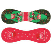 ベビーの初めてのクリスマスサンタ・ハット・スノーフレーク写真 ソフトボール (パネル)