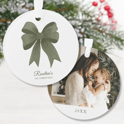 ベビーの初めてのクリスマスプレゼント新米ママ オーナメント