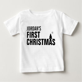 ベビーの初めてのクリスマスベビー袖なしドレス ベビーTシャツ