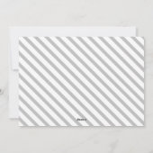 ベビーの初めてのクリスマスホワイトフォトスノーフレーク シーズンカード (裏面)