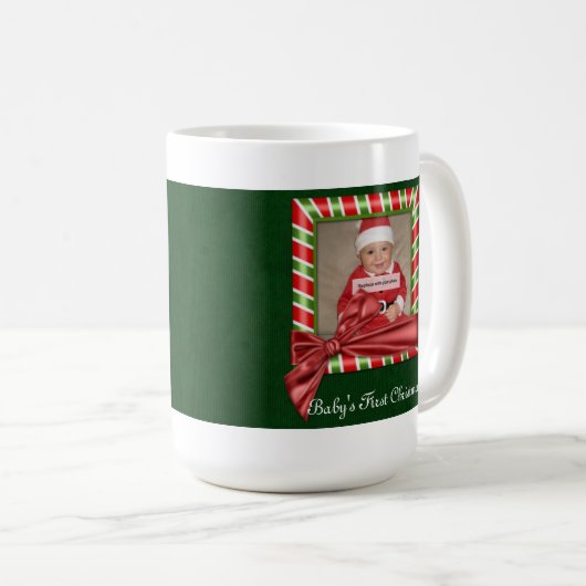 ベビーの初めてのクリスマスマグ コーヒーマグカップ (正面右)