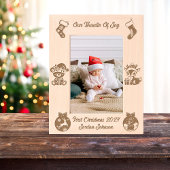 ベビーの初めてのクリスマスレーザーエッチング レーザー彫刻フレーム