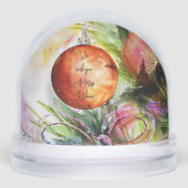 ベビーの初めてのクリスマス写真と休日の挨拶 (正面)