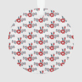 ベビーの初めてのクリスマス写真 オーナメント (裏面)