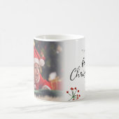 ベビーの初めてのクリスマス写真 コーヒーマグカップ (中央)