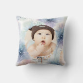 ベビーの初めてのクリスマス写真Dandelion クッション (裏面)