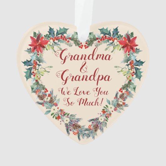 ベビーの初めてのクリスマス素朴ウッドランドウォーターカラー オーナメント (裏面)