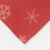 ベビーの初めてのクリスマス-カスタムな写真毛布 フリースブランケット (角)