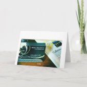 ベビーの初めてのクリスマス シーズンカード (裏面)