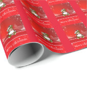 ベビーの初めてのクリスマス- ラッピングペーパー (ロールコーナー)
