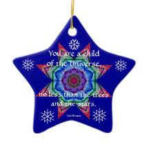 ベビーの初めてのクリスマスOrnament.Desiderata.Quote.4